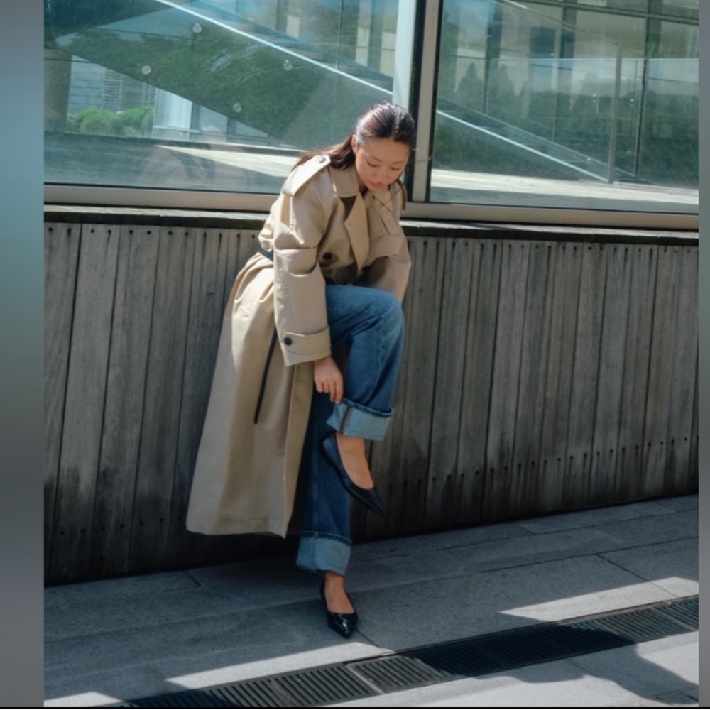 Zara Tan Trench Coat - Picture 3 of 5